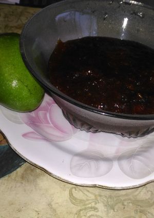A picture of Raw mango murabba.