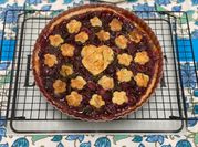 A picture of cherry tart