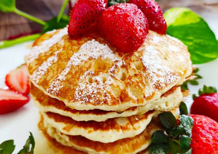 Recipe of Perfect Strawberry pancake