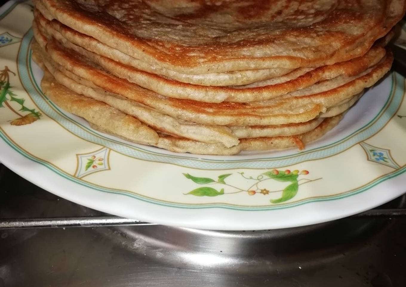 Banana cinnamon vanilla pancakes🍽️