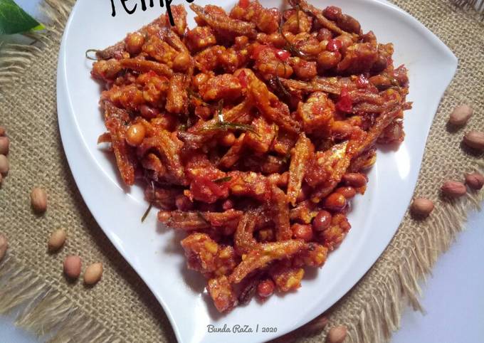 Anti Ribet, Memasak Tempe Orek Campur Kacang Tanah &amp; Teri Jengki Irit Untuk Jualan