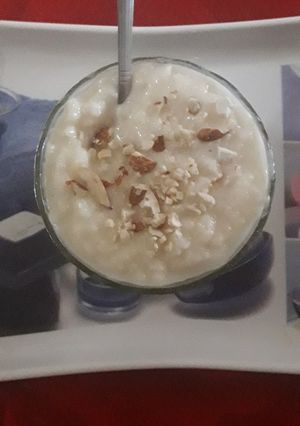 A picture of Rice kheer.
