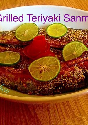 Hình của món Cá Sanma nướng sốt Teriyaki.