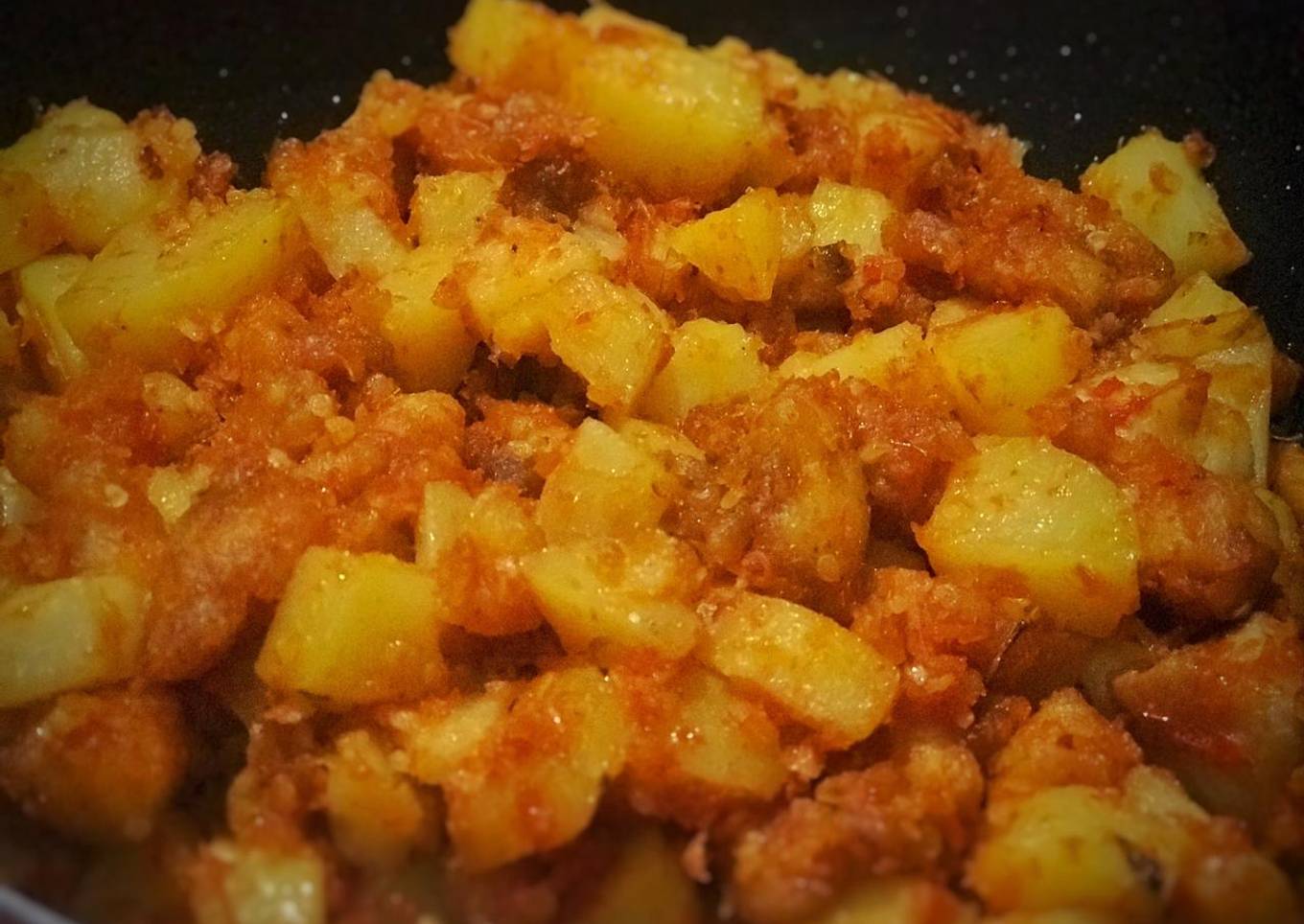 Ayam tepung kentang balado