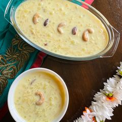 A picture of Sabudana Semiya Kheer.