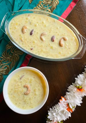 A picture of Sabudana Semiya Kheer.