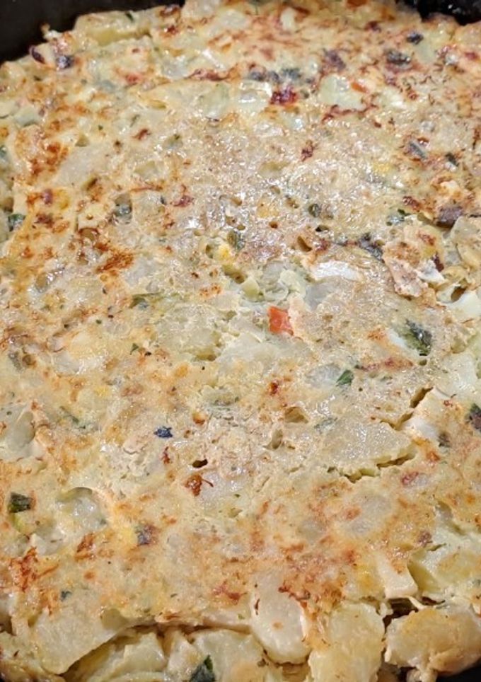 Una foto de Tortilla de papas hervidas al horno
