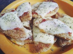 Una foto de Milanesas de Zapallo (napolitanas opcional)