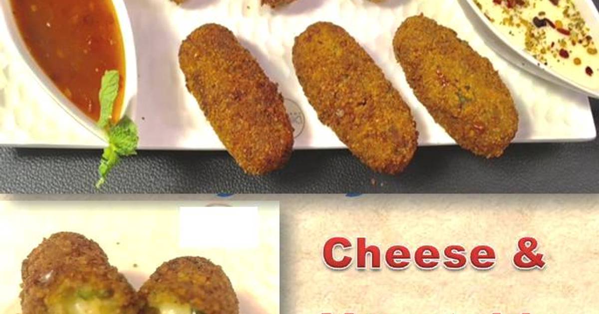 Cheesy Vegetable Croquettes With LeftOver Roti Recipe by Samira Gupta