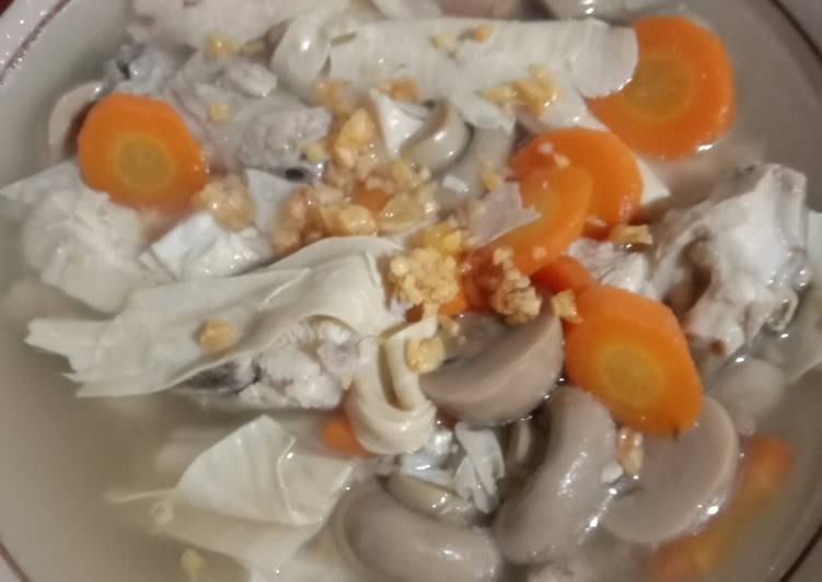 "Soup kulit tahu jamur kancing"ππππππΌππππ