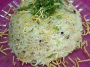 A picture of roasted vermicelli upma