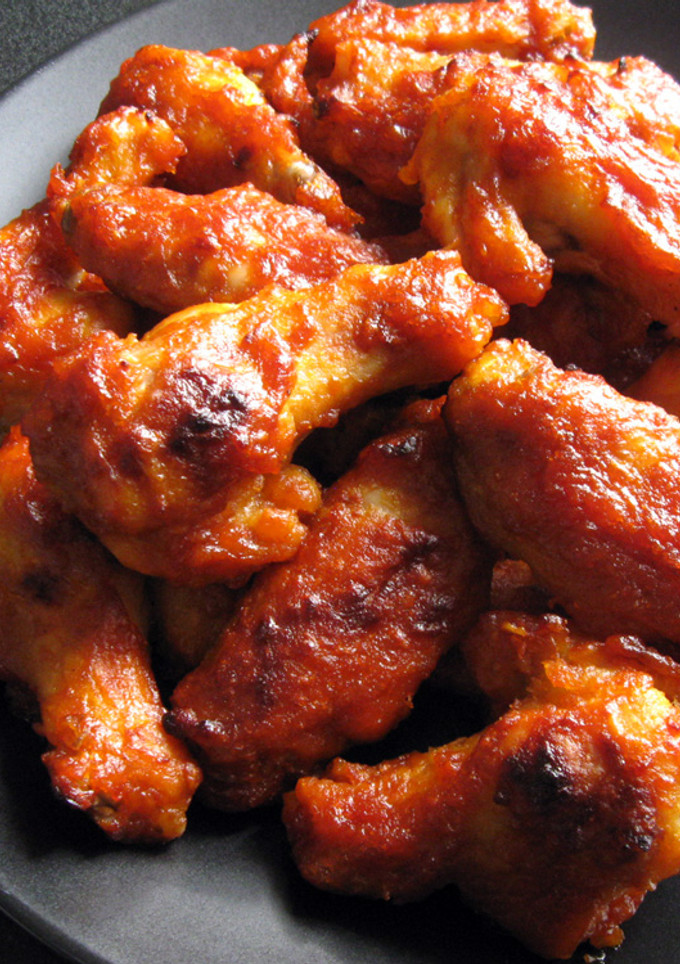 A picture of Baked Hot Chicken Wings.