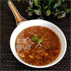 A picture of Detoxifying Oats veggies Soup.