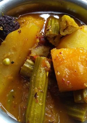 পাঁচ মিশালি সবজি রেসিপির প্রধান ছবি
