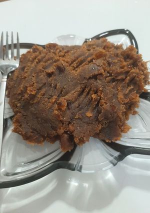 عکسی از دستور حلوا خرما 😋