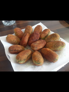 Una foto de Croquetas de espinacas y pechuga
