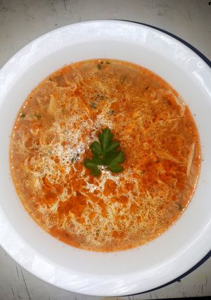 Pikáns tojásleves recept fotója