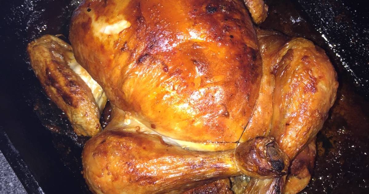 Simple Whole Roast Chicken Recipe By Emily Hossack Cookpad