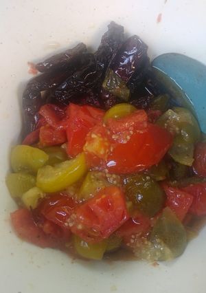 Una foto de Salsa taquera roja