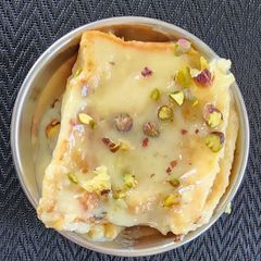 Bread custard A picture of Bread custard.