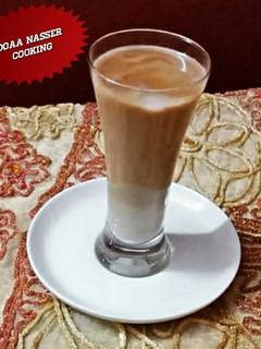 صورة لوصفة قهوه بالحليب مثلجه