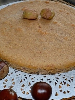 Una foto de Tarta de castañas