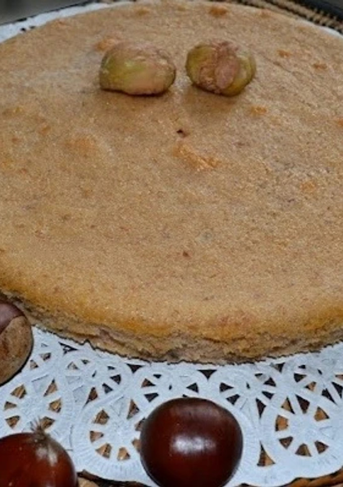 Una foto de Tarta de castañas