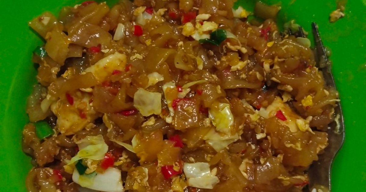 Kwetiaw Goreng Telur Simple