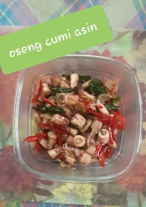 Foto resep Oseng cumi asin