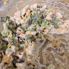 A picture of Broccoli salad.