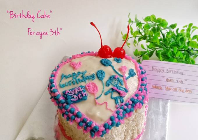 Birthday Cake - cookandrecipe.com
