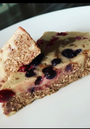 O poză a rețetei Tartă proteică cu brânză quark(gustare).