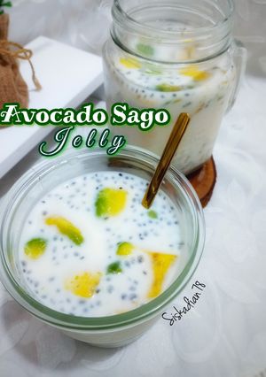 Foto resep Avocado Sago Jelly