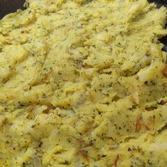 A picture of Mashed potatoes.