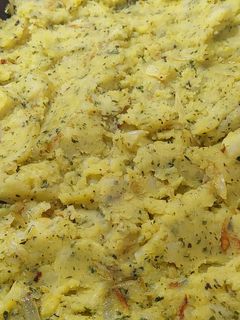 A picture of Mashed potatoes.