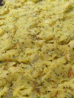 A picture of Mashed potatoes.