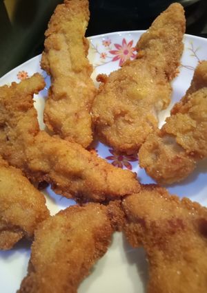 صورة لوصفة اصابع الفراخ المقرمشه 😋