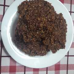 Una foto de Galletas de avena, cacao y miel
