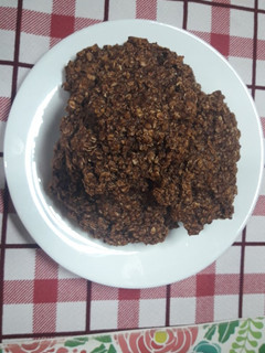 Una foto de Galletas de avena, cacao y miel