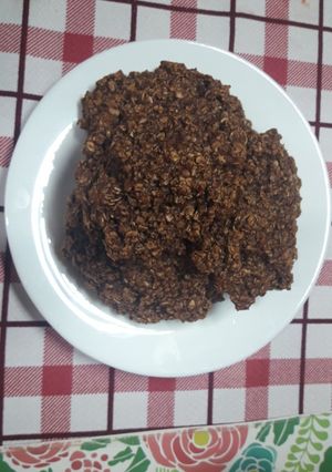 Una foto de Galletas de avena, cacao y miel