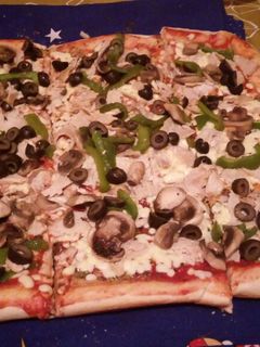 Una foto de Pizza (del porte de la lata del horno)