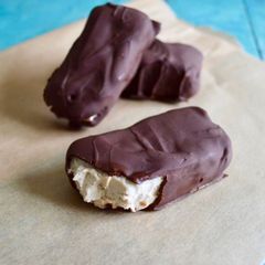 A picture of Banana PB Choc Ices.