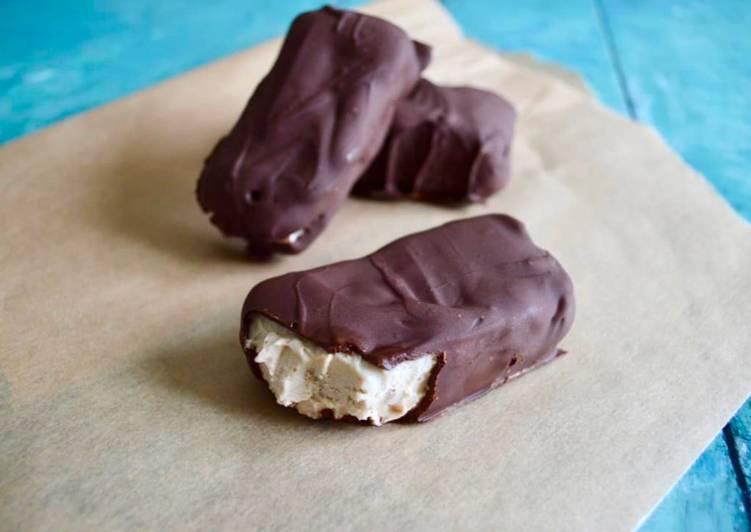 Banana PB Choc Ices