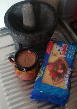 Una foto de Leche con chocolate abuelita