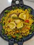 Egg and Vegetable Biryani