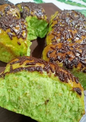 Foto resep Killer Soft Pandan Bread #Keto 😍