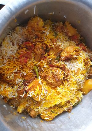 A picture of Biryani..