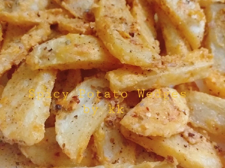 Recipe Spicy potato wedges which Delicious
