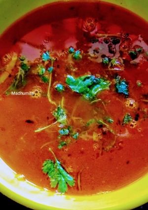 A picture of Tomato spicy gravy.