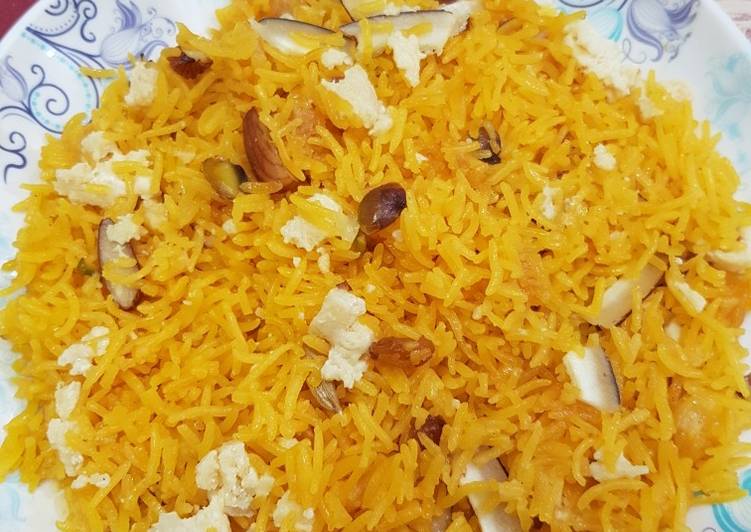 Step-by-Step Guide to Make Super Quick Homemade Zarda chawal